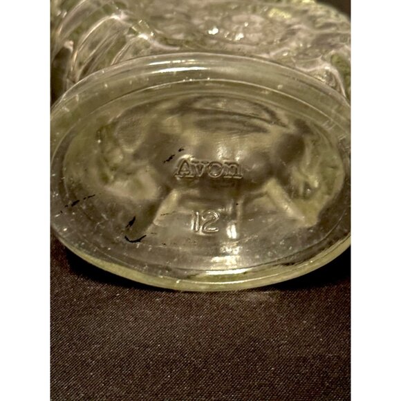 Avon 1970s Seahorse Glass Bottle With Stopper - Picture 11 of 12